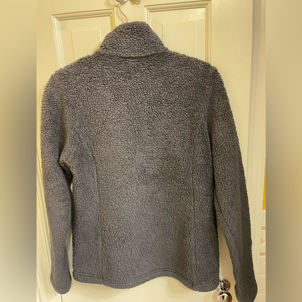 Patagonia Sherpa 1/4 zip pullover. Slate grey. Size medium - Picture 2 of 3